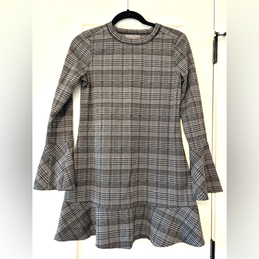 Michael Stars Black and White Plaid Dress